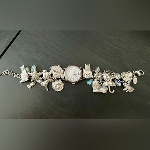 Kirk’s Folly silver “It’s raining cats and dogs” watch.